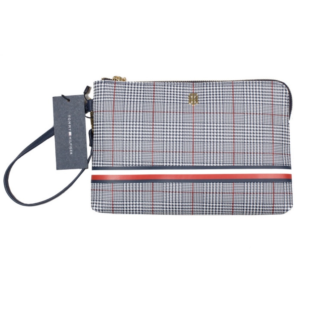 TOMMY HILFIGER • Logo Iconic Wristlet Organizer Bag